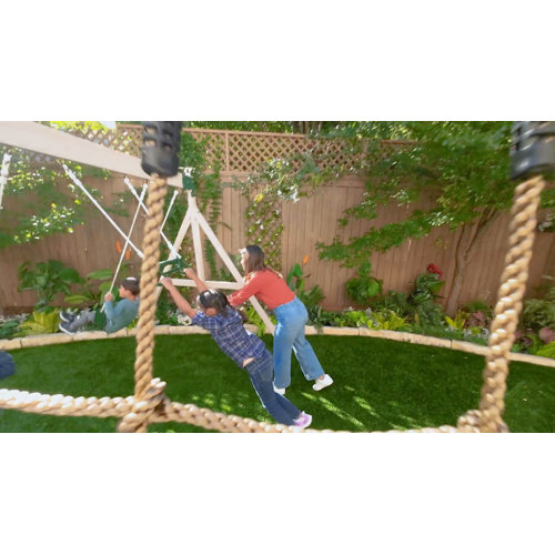 KidKraft Titan Cliffs Swing Set And Slide & Reviews Wayfair